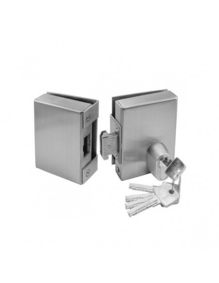 Hook Security Glass Door Lock with additional roller GEVY