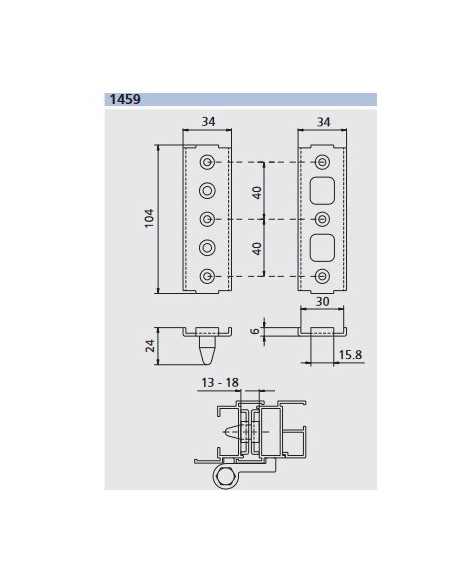 Ασφάλεια παντζουριού (για παντζούρια αλουμινίου, PVC & ξύλου)