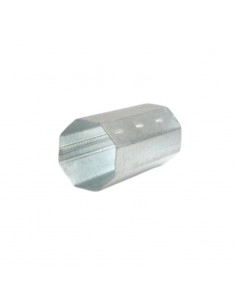 Metal square roll axis F40 galvanized