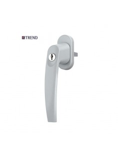 Handle with key for doors and plastic windows, aluminum and wooden 2