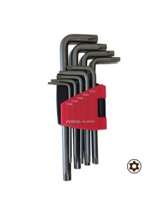 ALLEN TORX ΜΑΚΡΙΑ ΜΕ ΤΡΥΠΑ SET FORCE 9 ΤΕΜ