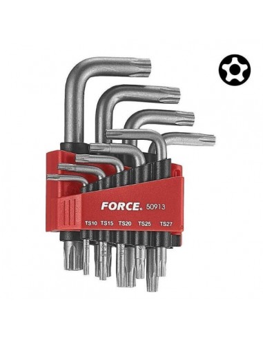 ALLEN TORX FORCE WITH 5 ANGLES AND HOLE SET OF 9 PCS