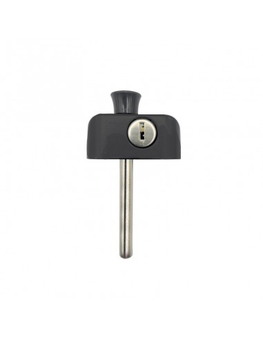 Ασφάλεια μπουτόν αλουμινίου με κλειδί για συρόμενα παράθυρα