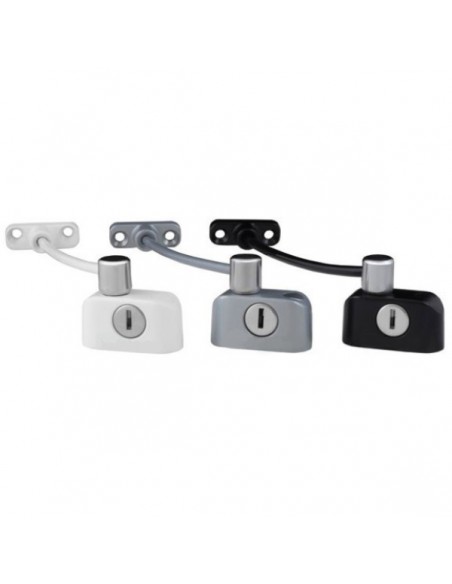 Ασφάλεια με κλειδί και περιοριστής για συρόμενα ή ανοιγόμενα παράθυρα