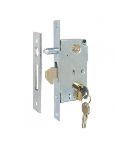 Κλειδαριά γάντζου για συρόμενες πόρτες με κύλινδρο και 3 κλειδιά