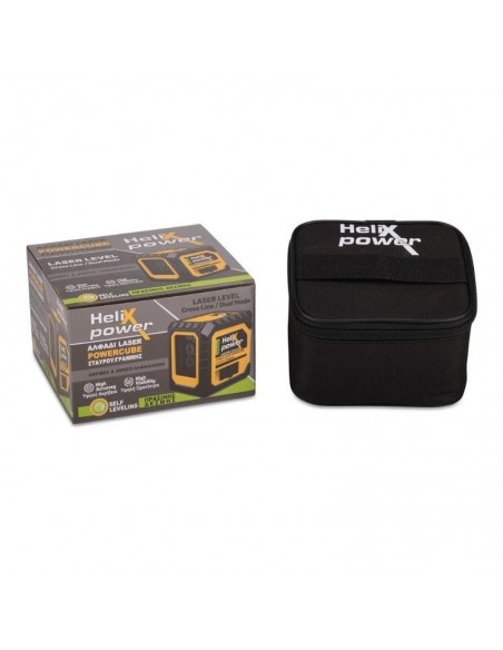 Αλφάδι Laser Powercube Σταυρού/ Γραμμής πράσινο Helix Power