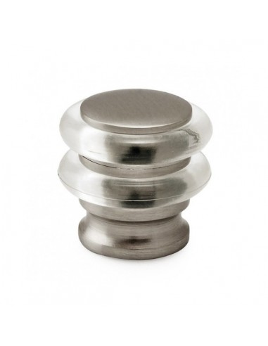 FLOOR STOP WITH TWO ALUMINUM RUBBER DECORATIVE