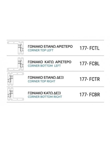 Μάσκουλο ανοξείδωτο σταθερού λαμπά χωρίς καβαλίκι 177FC