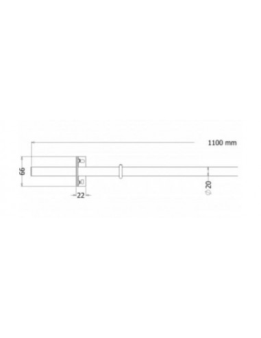 CLEVERLOK Stainless Steel Door Bar with Fixed Lens