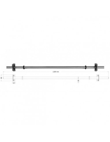 CLEVERLOK Stainless Steel Door Bar with Fixed Lens