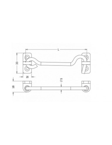 Stainless steel hook