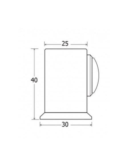 Square floor stopper with hose
