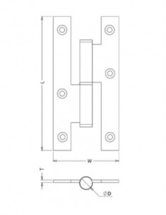 French stainless steel hinges 2