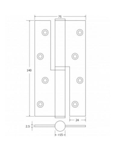 Door blinds in stainless steel