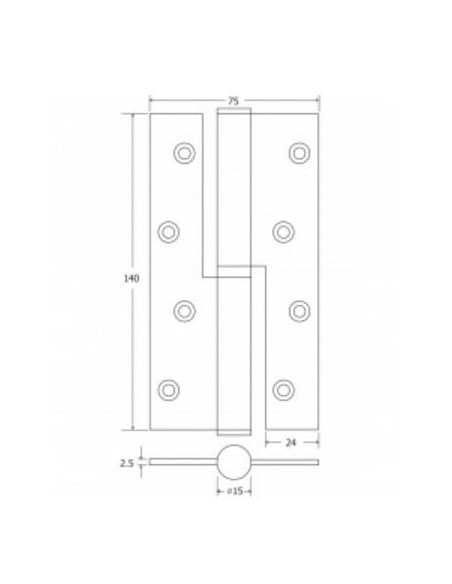 Door blinds in stainless steel