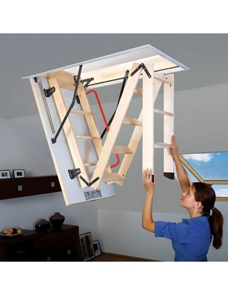 Folding staircase LWK-280 with 4 breaks