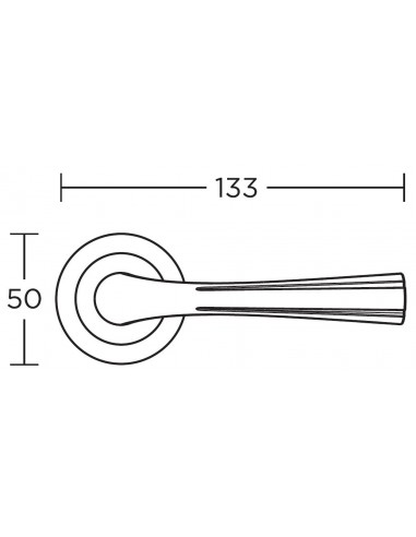Πόμολο και χειρολαβή για πόρτα Convex σειρά 445