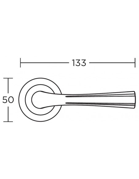 Πόμολο και χειρολαβή για πόρτα Convex σειρά 445