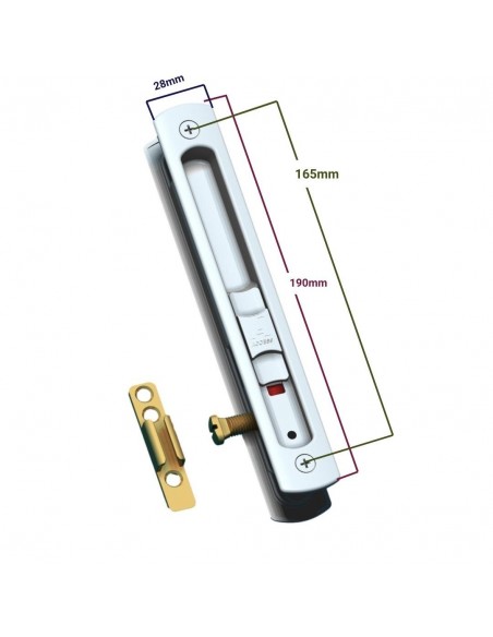 Security lock for sliding doors and windows KK-867