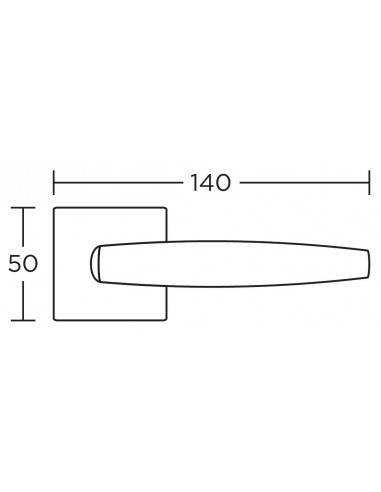 Πόμολο και χειρολαβή για πόρτα Convex σειρά 825