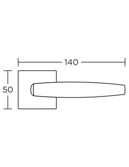 Πόμολο και χειρολαβή για πόρτα Convex σειρά 825
