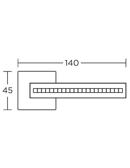 Πόμολο και χειρολαβή για πόρτα Convex σειρά 1015