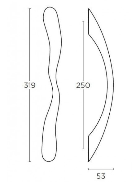 Ορειχάλκινη χειρολαβή σειρά 473