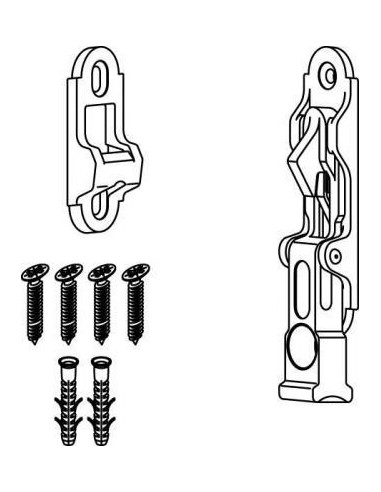 Στοπ παντζουριού μεταλλικό τύπου γάντζου