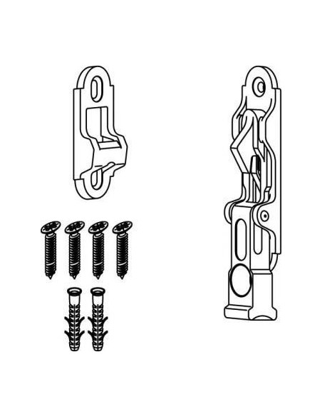 Στοπ παντζουριού μεταλλικό τύπου γάντζου