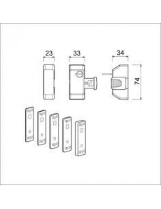 Ασφάλεια με κλειδί για ανοιγόμενες πόρτες και παράθυρα 2